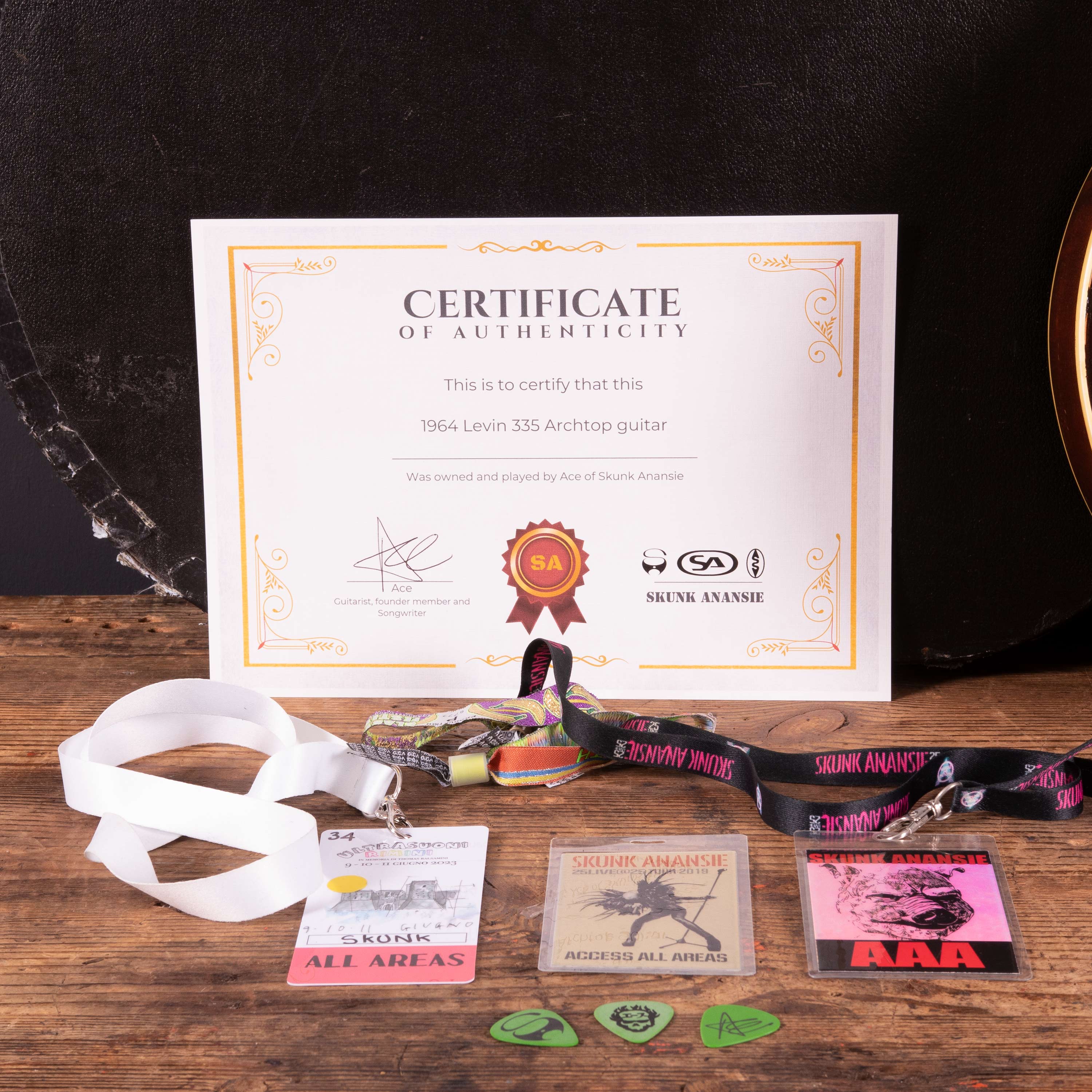 1964 Levin 335 - Sunburst | Ace - Skunk Anansie Collection – Vintage 'n