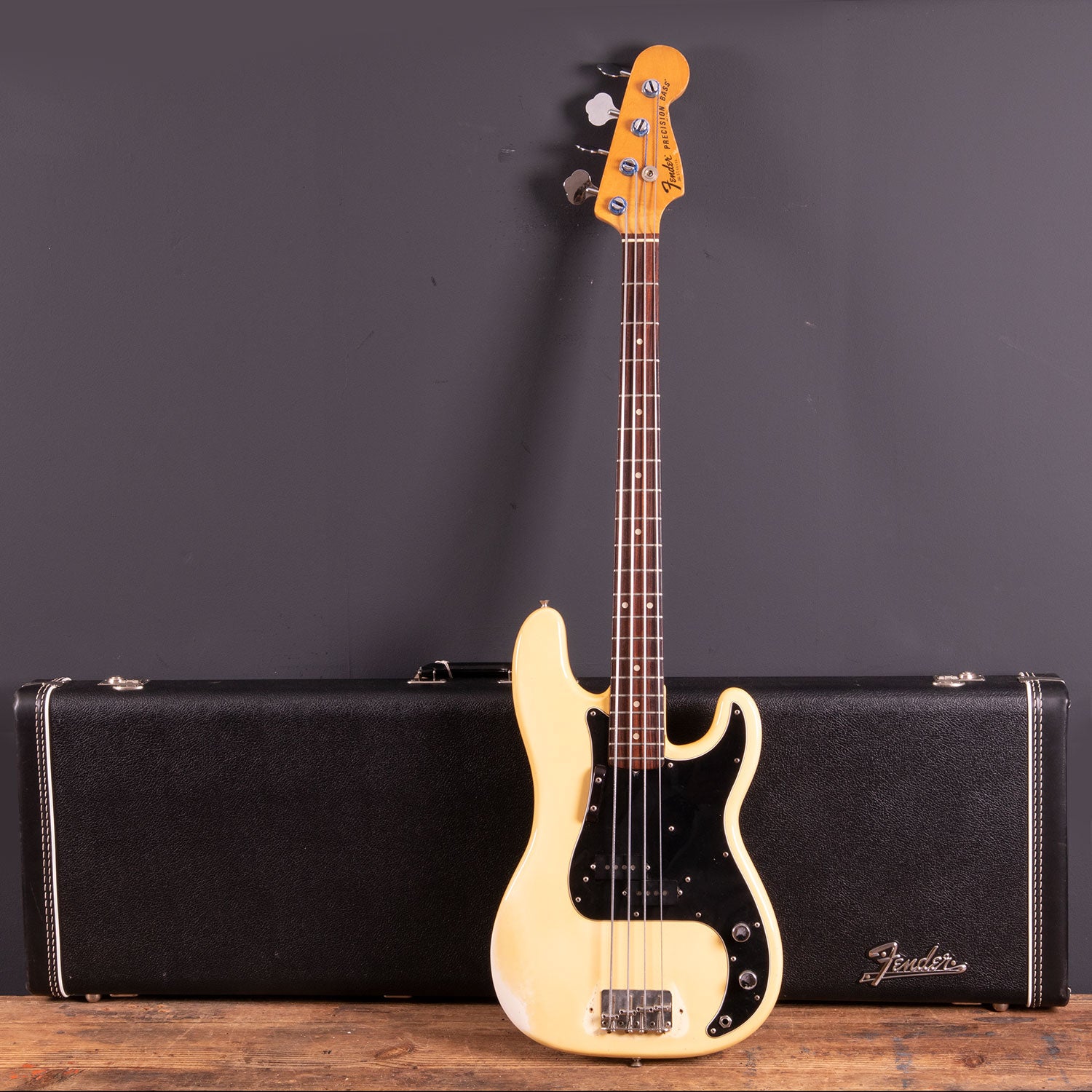 1978 Fender Precision Bass, Olympic White – Vintage  