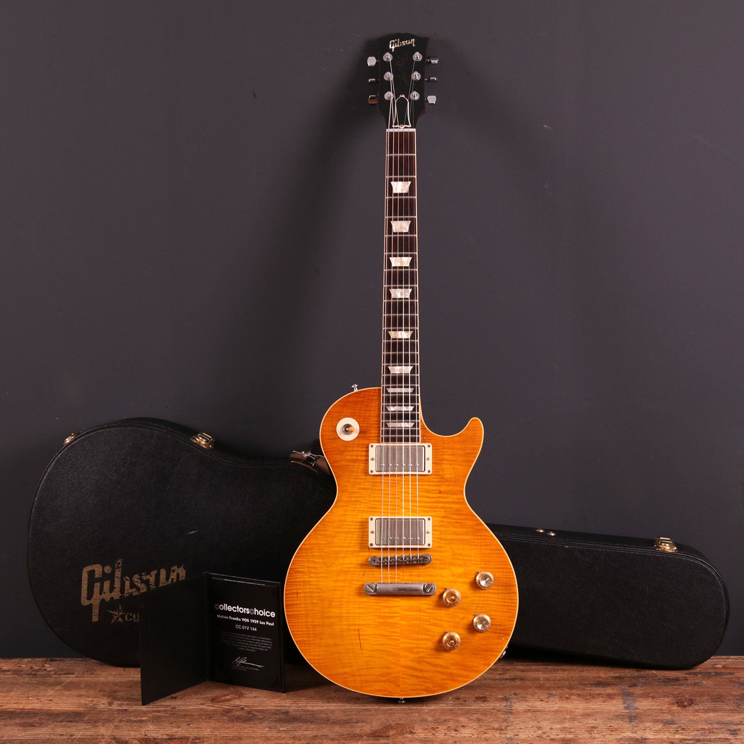 2010 Gibson Collectors Choice CC#1 VOS Les Paul Standard, Gary Moore,  Melvyn Franks, Greeny ‘Burst