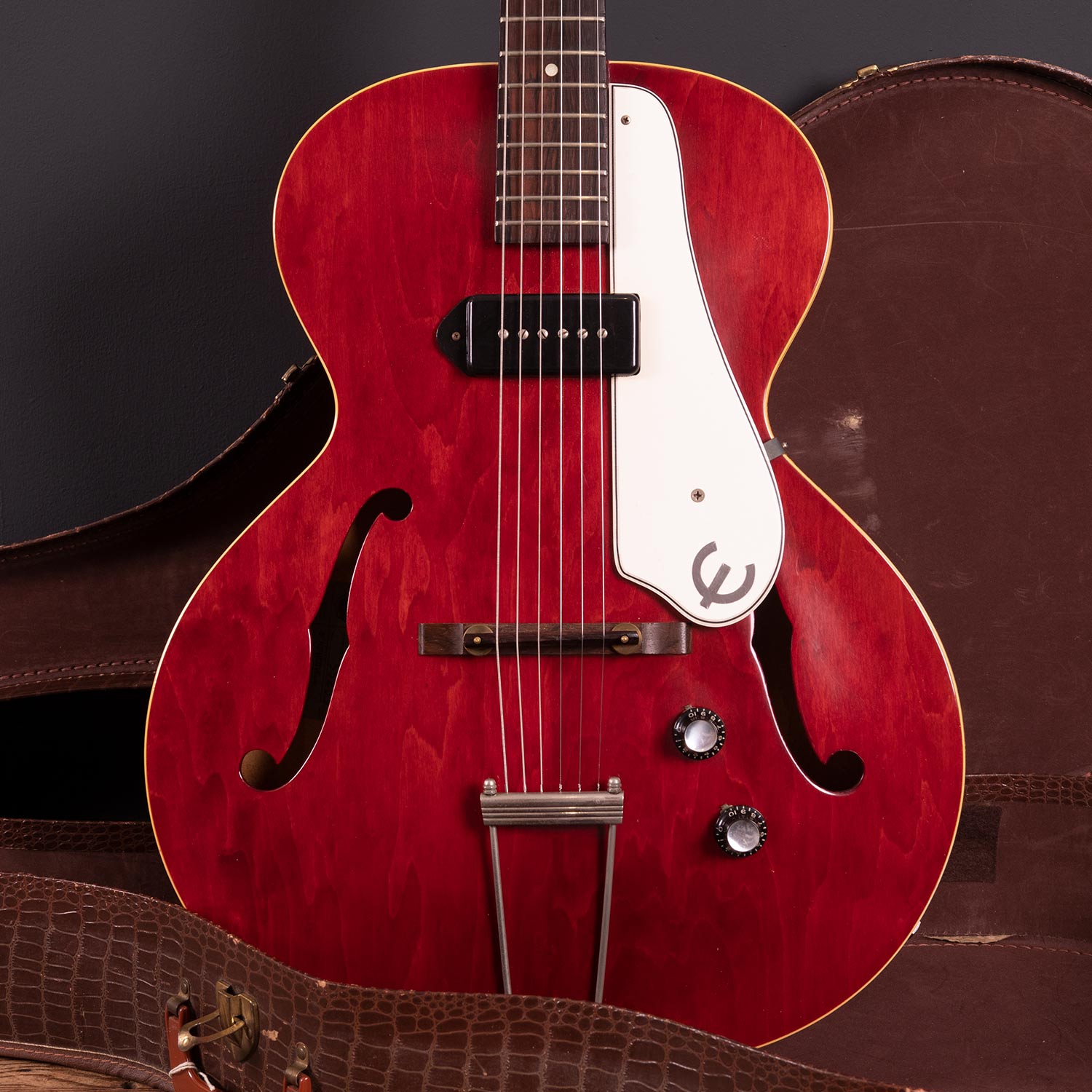 1963 Epiphone Century Royal Burgundy Vintage n Rare Guitars