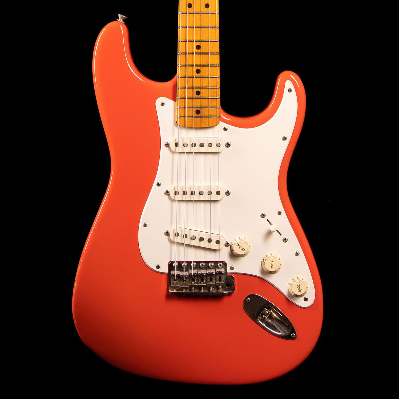 1989 Fender 57 Stratocaster 57 Re Issue Fiesta Red