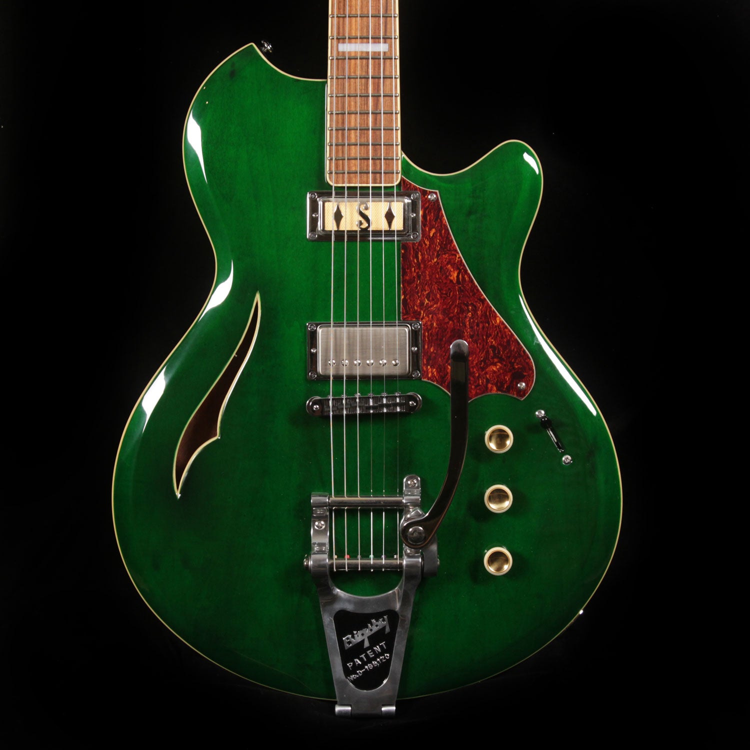 2019 Supro Conquistador Trans Racing Green Vintage n Rare Guitars